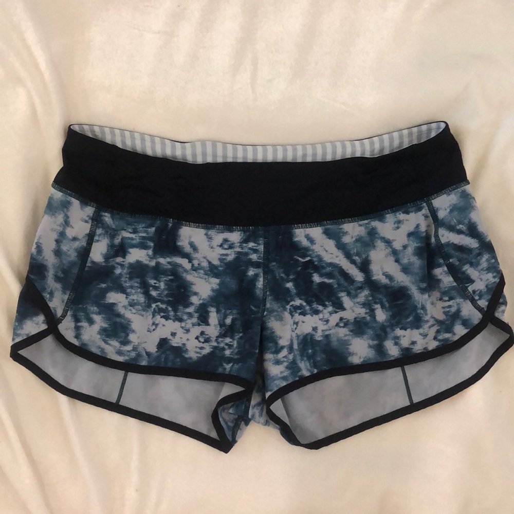 LuluLemon “Speed Up” shorts size 10